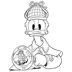 Malvorlage: Donald Duck (Karikaturen) #30315 - Kostenlose Malvorlagen zum Ausdrucken