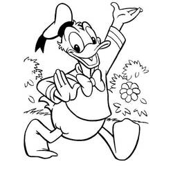 Malvorlage: Donald Duck (Karikaturen) #30316 - Kostenlose Malvorlagen zum Ausdrucken