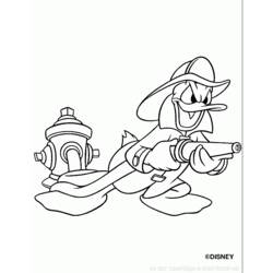 Malvorlage: Donald Duck (Karikaturen) #30319 - Kostenlose Malvorlagen zum Ausdrucken