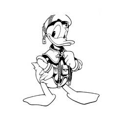 Malvorlage: Donald Duck (Karikaturen) #30321 - Kostenlose Malvorlagen zum Ausdrucken