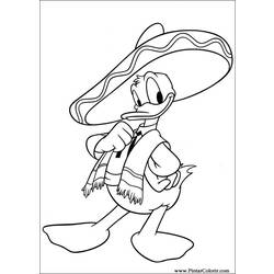 Malvorlage: Donald Duck (Karikaturen) #30324 - Kostenlose Malvorlagen zum Ausdrucken