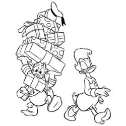 Malvorlage: Donald Duck (Karikaturen) #30330 - Kostenlose Malvorlagen zum Ausdrucken