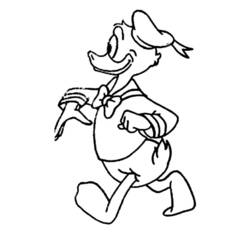 Malvorlage: Donald Duck (Karikaturen) #30333 - Kostenlose Malvorlagen zum Ausdrucken