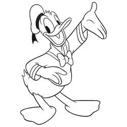Malvorlage: Donald Duck (Karikaturen) #30338 - Kostenlose Malvorlagen zum Ausdrucken