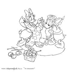 Malvorlage: Donald Duck (Karikaturen) #30347 - Kostenlose Malvorlagen zum Ausdrucken