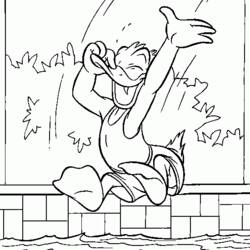 Malvorlage: Donald Duck (Karikaturen) #30371 - Kostenlose Malvorlagen zum Ausdrucken