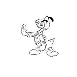 Malvorlage: Donald Duck (Karikaturen) #30373 - Kostenlose Malvorlagen zum Ausdrucken