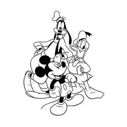 Malvorlage: Donald Duck (Karikaturen) #30425 - Kostenlose Malvorlagen zum Ausdrucken