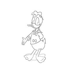 Malvorlage: Donald Duck (Karikaturen) #30432 - Kostenlose Malvorlagen zum Ausdrucken