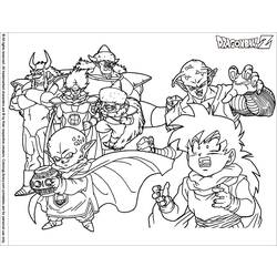 Malvorlage: Dragon Ball Z (Karikaturen) #38763 - Kostenlose Malvorlagen zum Ausdrucken