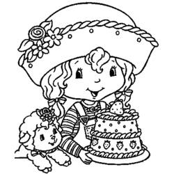 Malvorlage: Erdbeer-Shortcake / Erdbeere (Karikaturen) #35519 - Kostenlose Malvorlagen zum Ausdrucken