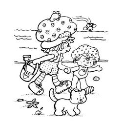 Malvorlage: Erdbeer-Shortcake / Erdbeere (Karikaturen) #35533 - Kostenlose Malvorlagen zum Ausdrucken