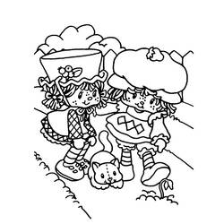 Malvorlage: Erdbeer-Shortcake / Erdbeere (Karikaturen) #35543 - Kostenlose Malvorlagen zum Ausdrucken