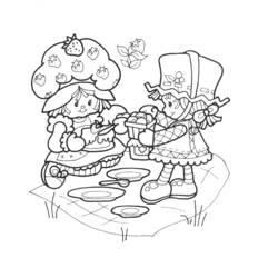 Malvorlage: Erdbeer-Shortcake / Erdbeere (Karikaturen) #35544 - Kostenlose Malvorlagen zum Ausdrucken