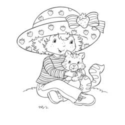 Malvorlage: Erdbeer-Shortcake / Erdbeere (Karikaturen) #35564 - Kostenlose Malvorlagen zum Ausdrucken