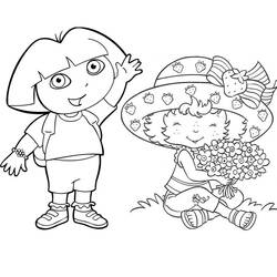 Malvorlage: Erdbeer-Shortcake / Erdbeere (Karikaturen) #35591 - Kostenlose Malvorlagen zum Ausdrucken