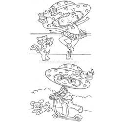 Malvorlage: Erdbeer-Shortcake / Erdbeere (Karikaturen) #35598 - Kostenlose Malvorlagen zum Ausdrucken
