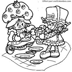 Malvorlage: Erdbeer-Shortcake / Erdbeere (Karikaturen) #35625 - Kostenlose Malvorlagen zum Ausdrucken