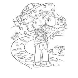 Malvorlage: Erdbeer-Shortcake / Erdbeere (Karikaturen) #35638 - Kostenlose Malvorlagen zum Ausdrucken