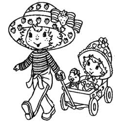 Malvorlage: Erdbeer-Shortcake / Erdbeere (Karikaturen) #35662 - Kostenlose Malvorlagen zum Ausdrucken