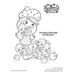 Malvorlage: Erdbeer-Shortcake / Erdbeere (Karikaturen) #35732 - Kostenlose Malvorlagen zum Ausdrucken