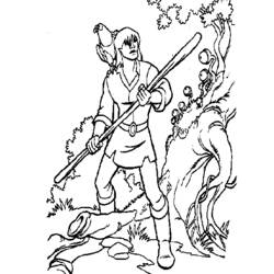 Malvorlage: Excalibur, das magische Schwert (Karikaturen) #41733 - Kostenlose Malvorlagen zum Ausdrucken