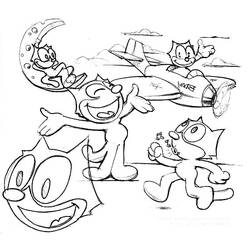 Malvorlage: Felix die Katze (Karikaturen) #47879 - Kostenlose Malvorlagen zum Ausdrucken