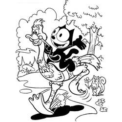 Malvorlage: Felix die Katze (Karikaturen) #47881 - Kostenlose Malvorlagen zum Ausdrucken