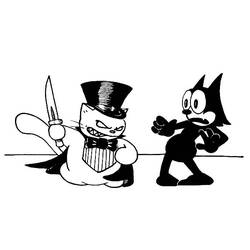 Malvorlage: Felix die Katze (Karikaturen) #47883 - Kostenlose Malvorlagen zum Ausdrucken