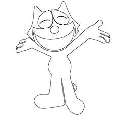 Malvorlage: Felix die Katze (Karikaturen) #47892 - Kostenlose Malvorlagen zum Ausdrucken