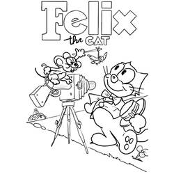 Malvorlage: Felix die Katze (Karikaturen) #47900 - Kostenlose Malvorlagen zum Ausdrucken