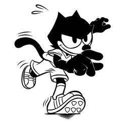 Malvorlage: Felix die Katze (Karikaturen) #47926 - Kostenlose Malvorlagen zum Ausdrucken