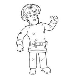 Malvorlage: Feuerwehrmann Sam (Karikaturen) #39785 - Kostenlose Malvorlagen zum Ausdrucken