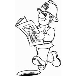 Malvorlage: Feuerwehrmann Sam (Karikaturen) #39792 - Kostenlose Malvorlagen zum Ausdrucken