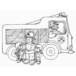 Malvorlage: Feuerwehrmann Sam (Karikaturen) #39794 - Kostenlose Malvorlagen zum Ausdrucken
