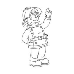 Malvorlage: Feuerwehrmann Sam (Karikaturen) #39796 - Kostenlose Malvorlagen zum Ausdrucken