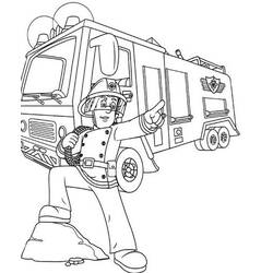 Malvorlage: Feuerwehrmann Sam (Karikaturen) #39828 - Kostenlose Malvorlagen zum Ausdrucken