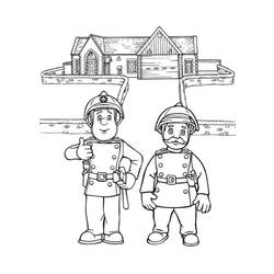Malvorlage: Feuerwehrmann Sam (Karikaturen) #39839 - Kostenlose Malvorlagen zum Ausdrucken