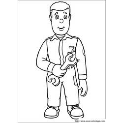 Malvorlage: Feuerwehrmann Sam (Karikaturen) #39861 - Kostenlose Malvorlagen zum Ausdrucken