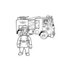 Malvorlage: Feuerwehrmann Sam (Karikaturen) #39863 - Kostenlose Malvorlagen zum Ausdrucken