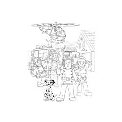 Malvorlage: Feuerwehrmann Sam (Karikaturen) #39864 - Kostenlose Malvorlagen zum Ausdrucken
