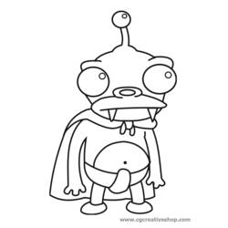 Malvorlage: Futurama (Karikaturen) #48416 - Kostenlose Malvorlagen zum Ausdrucken