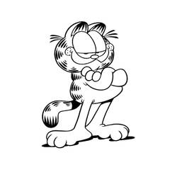 Malvorlage: Garfield (Karikaturen) #26113 - Kostenlose Malvorlagen zum Ausdrucken