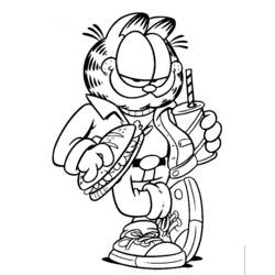 Malvorlage: Garfield (Karikaturen) #26114 - Kostenlose Malvorlagen zum Ausdrucken
