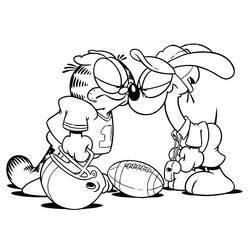 Malvorlage: Garfield (Karikaturen) #26116 - Kostenlose Malvorlagen zum Ausdrucken