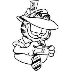 Malvorlage: Garfield (Karikaturen) #26118 - Kostenlose Malvorlagen zum Ausdrucken