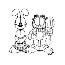 Malvorlage: Garfield (Karikaturen) #26124 - Kostenlose Malvorlagen zum Ausdrucken