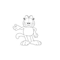 Malvorlage: Garfield (Karikaturen) #26126 - Kostenlose Malvorlagen zum Ausdrucken