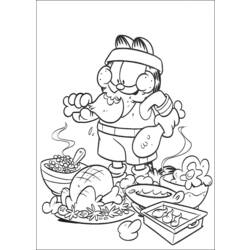 Malvorlage: Garfield (Karikaturen) #26137 - Kostenlose Malvorlagen zum Ausdrucken