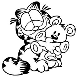 Malvorlage: Garfield (Karikaturen) #26141 - Kostenlose Malvorlagen zum Ausdrucken
